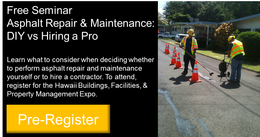 Free Asphalt Repair & Maintenance Seminar